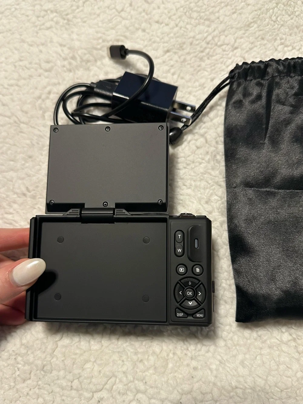 Black 5K Ultra HD WiFi Digital Camera